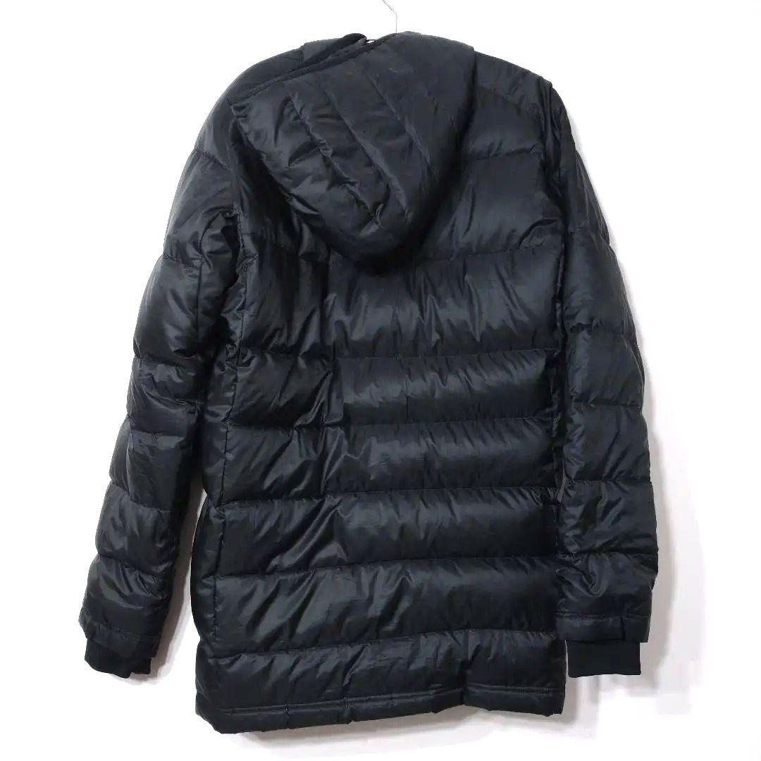 MORELIA フード ダウンコート サッカー モレリア ウェア ZIP 黒