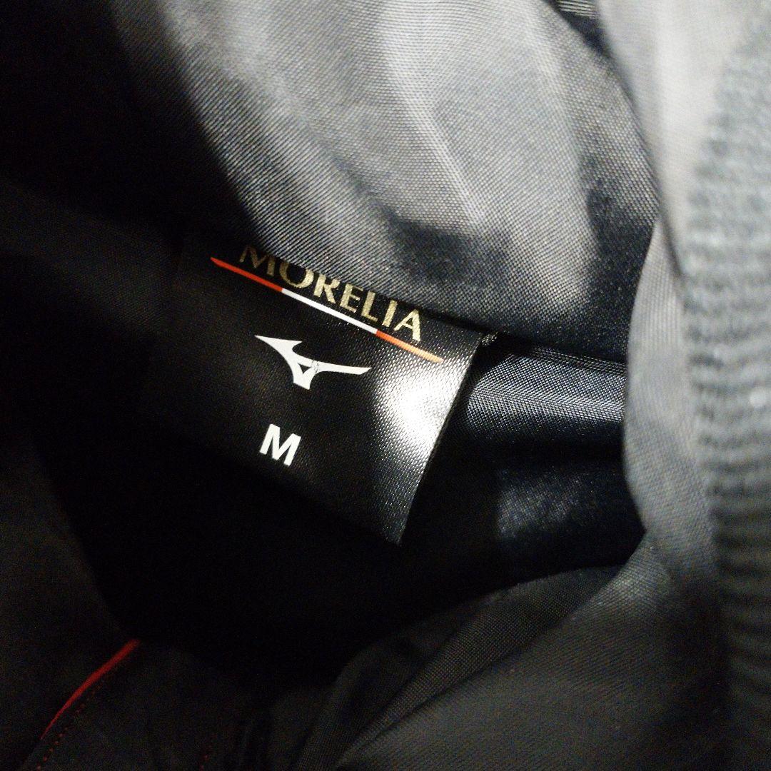 MORELIA フード ダウンコート サッカー モレリア ウェア ZIP 黒