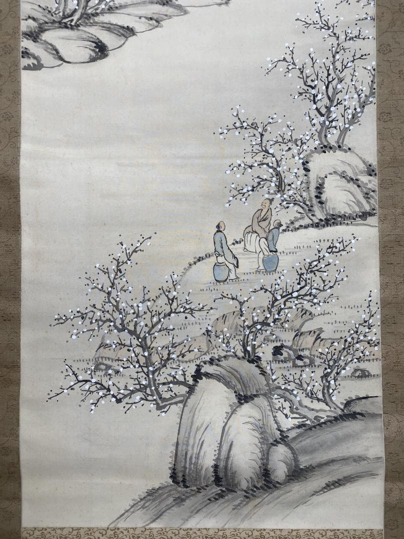 g*d様 姫島竹亭 山水風月 奈良県生まれ 大阪南画壇 姫島竹外師事 掛軸241