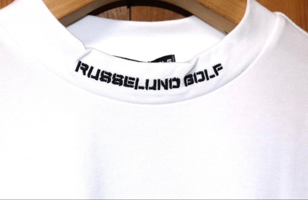 【新品】ラッセルノ モックネック 鹿の子 ロングスリーブシャツ (6/XL)