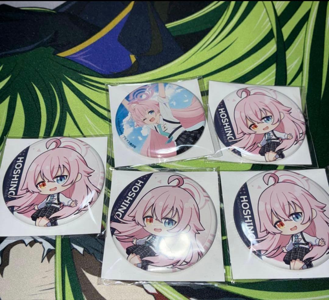 ブルーアーカイブ くじメイト 小鳥遊ホシノ 缶バッジまとめ売り