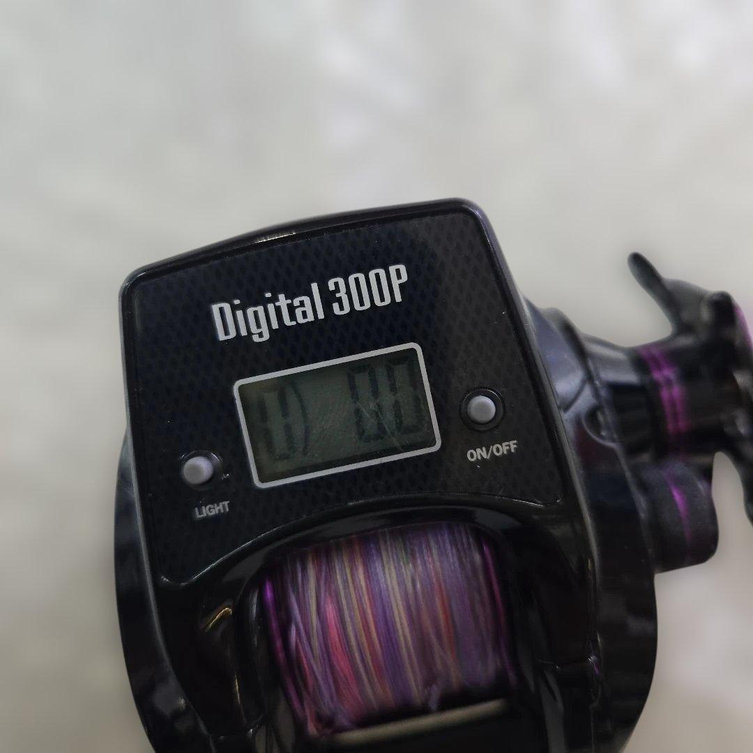 動作品　カウンター付き　両軸リール SeaMastug Digital 300P