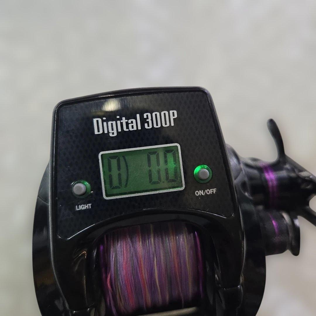動作品　カウンター付き　両軸リール SeaMastug Digital 300P
