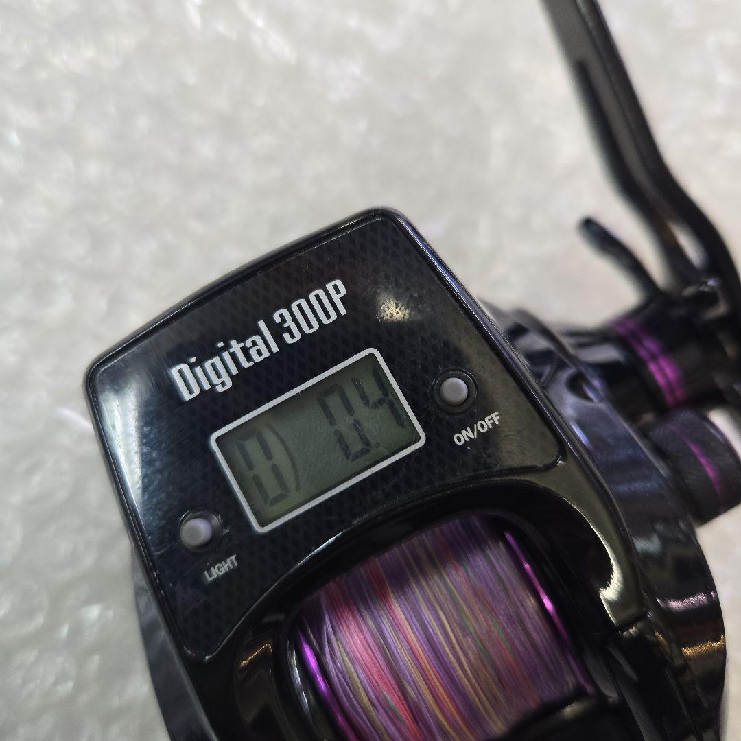 動作品　カウンター付き　両軸リール SeaMastug Digital 300P