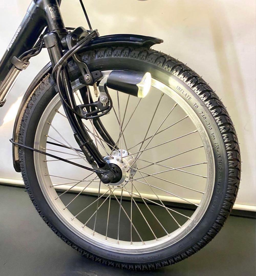 1年保証 パナソニック　ギュットミニ　20インチ　黒色　人気　電動アシスト自転車