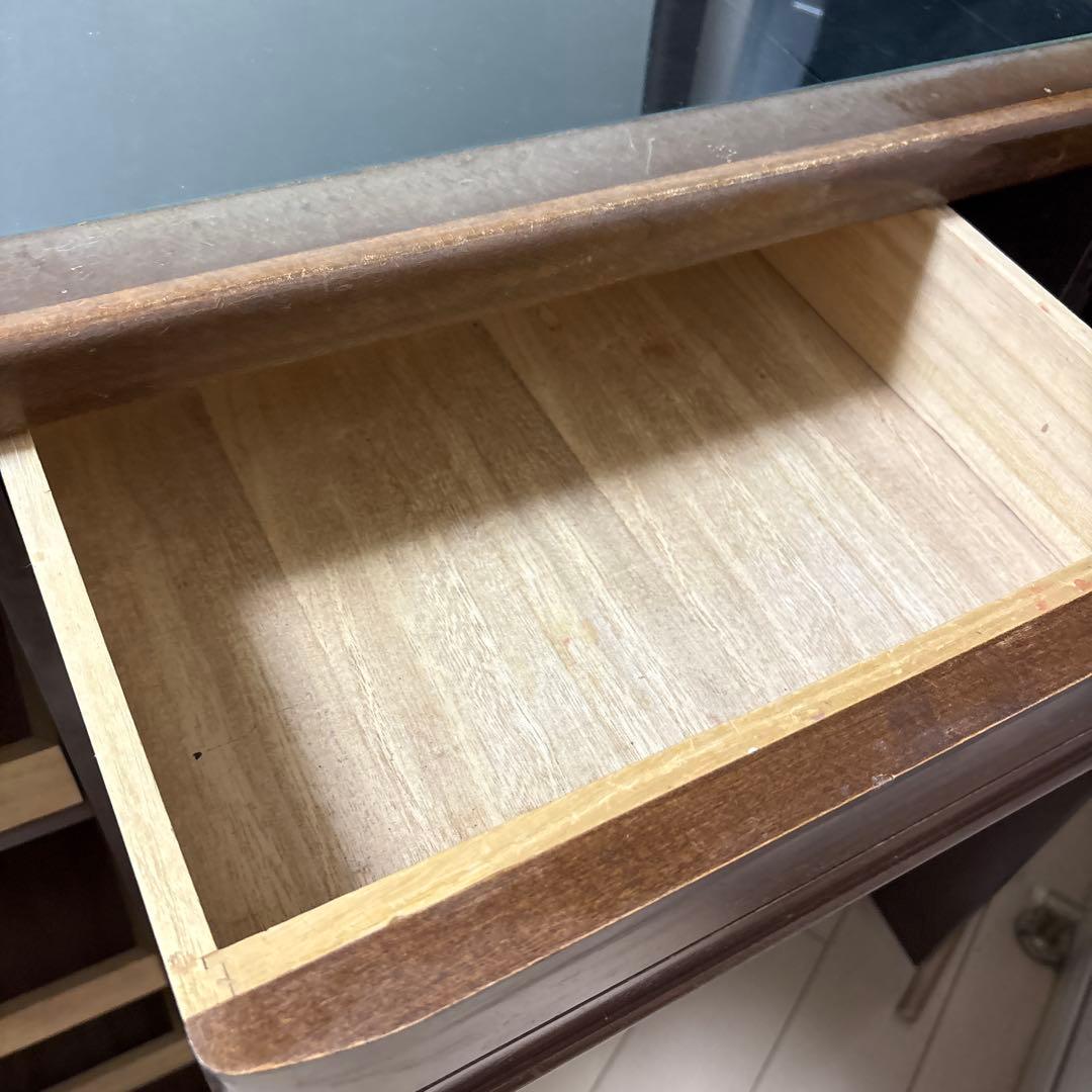 【直接引き渡し限定】大塚家具　ブラウン木製ドレッサー・鏡台