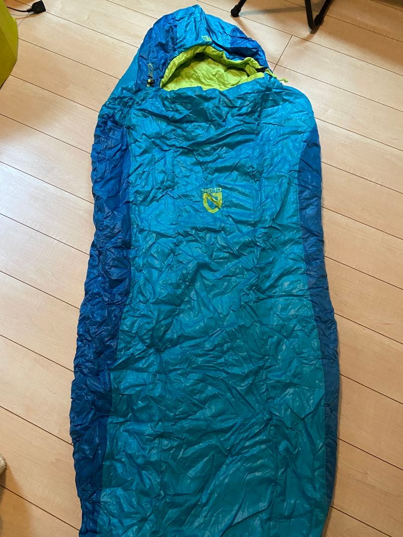 m*e様 NEMO TEMPO 寝袋 20°F / -7°C
