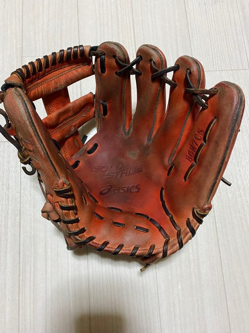 匿名発送　　アシックスゴールドステージ硬式内野手用グローブ