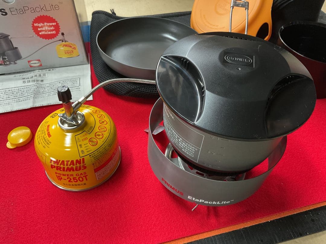 PRIMUS Eta PackLite希少動作良好美品&JETBOILフライパン