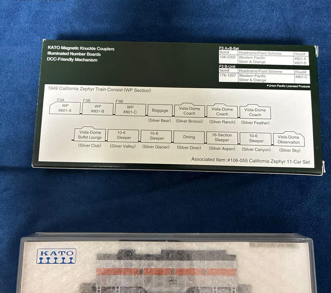 KATO W&P emd F3 A+ B + B SET Nゲージ