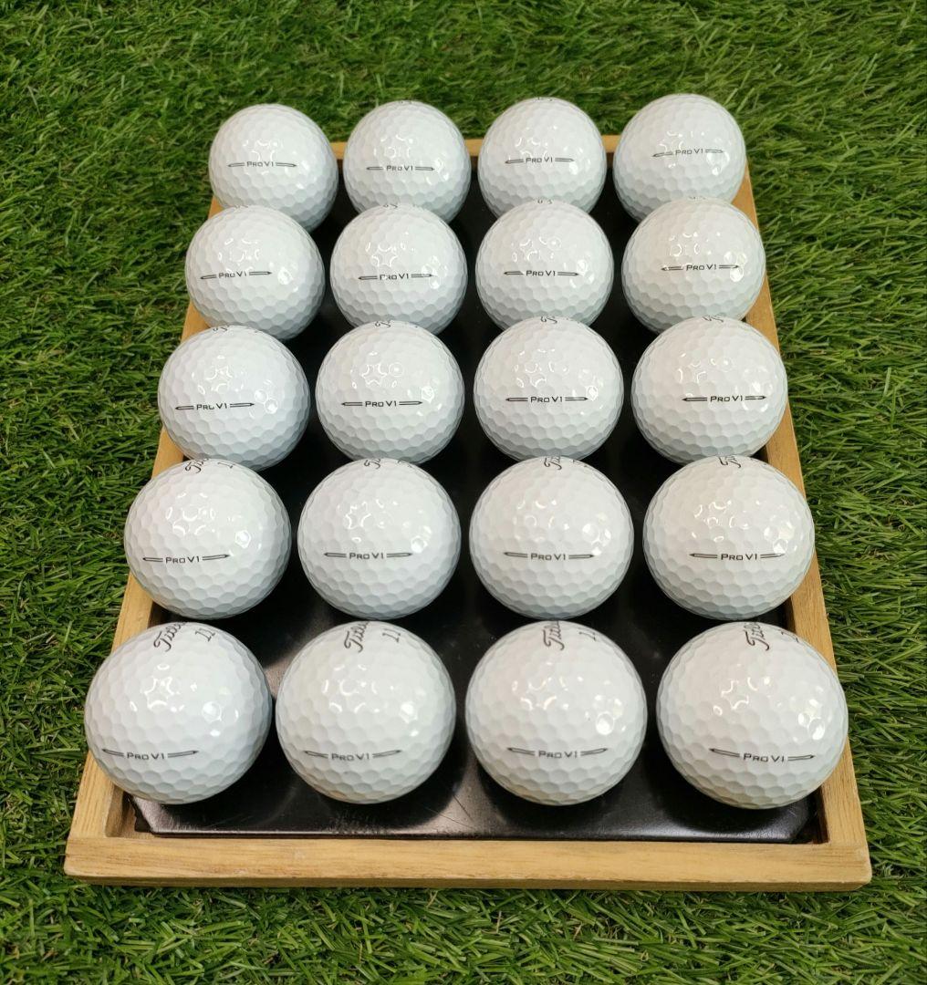 タイトリストPROV1　2023年モデル良品ロストボール20個。