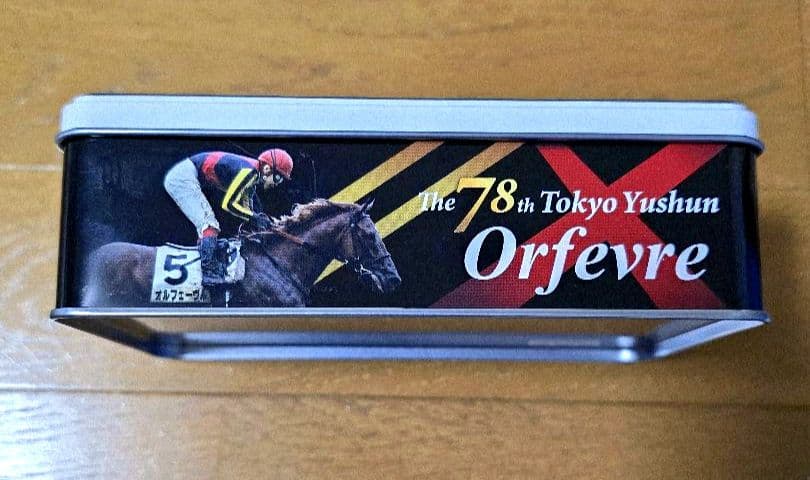オルフェーヴル 三冠 クッキー缶 ステッカー メガネ拭き