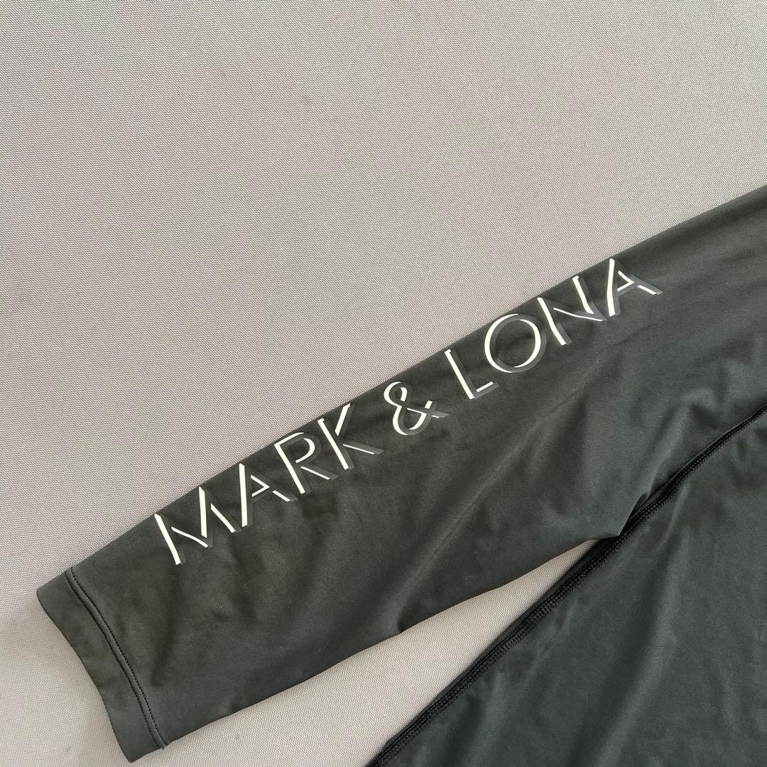 MARK&LONA マークアンドロナ　モックネック　長袖シャツ　黒　M ゴルフ