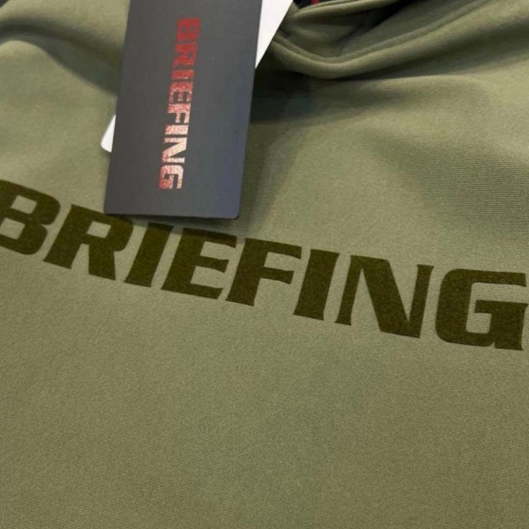 完売品　新品　BRIEFING MEN’S LOGO HOODIE オリーブ　L