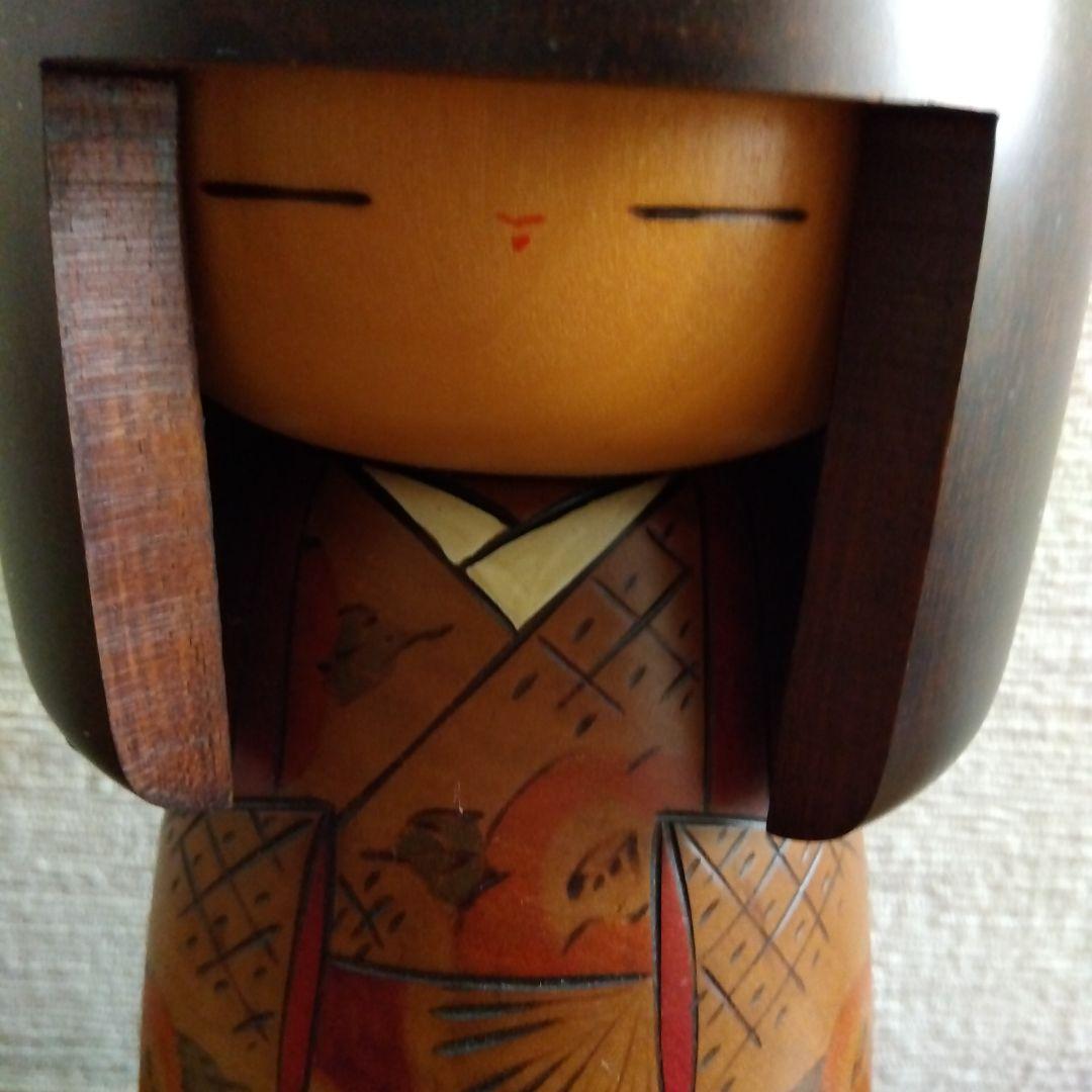 通産大臣賞受賞作品　伝統木製こけし人形