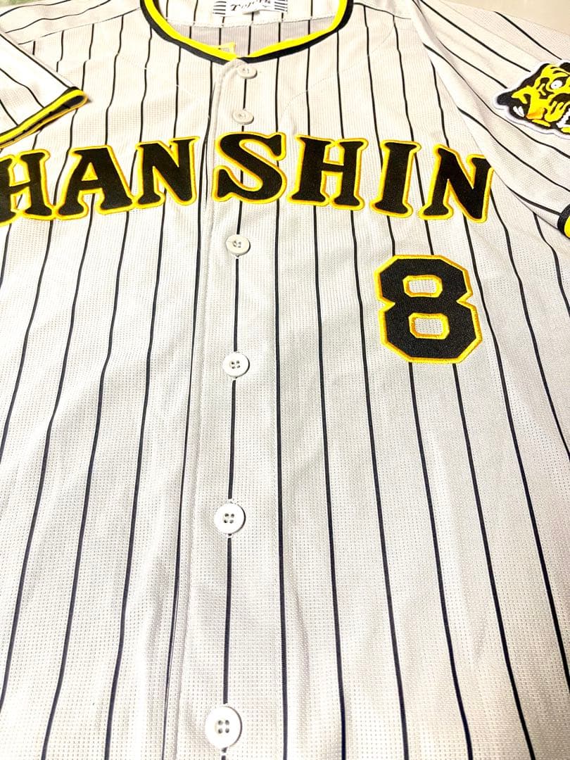 新品未使用 阪神タイガース 佐藤輝明 ビジターユニフォーム サイズL