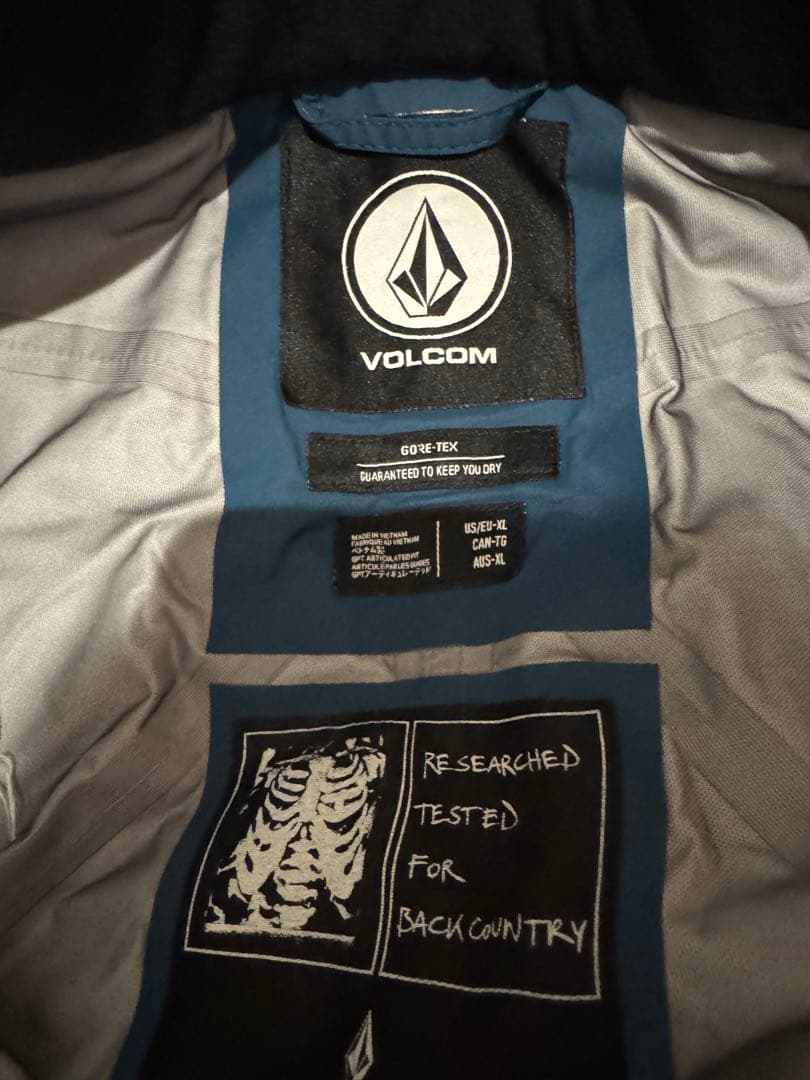 volcom guch Stretch GORETEX ボルコム　上下セット