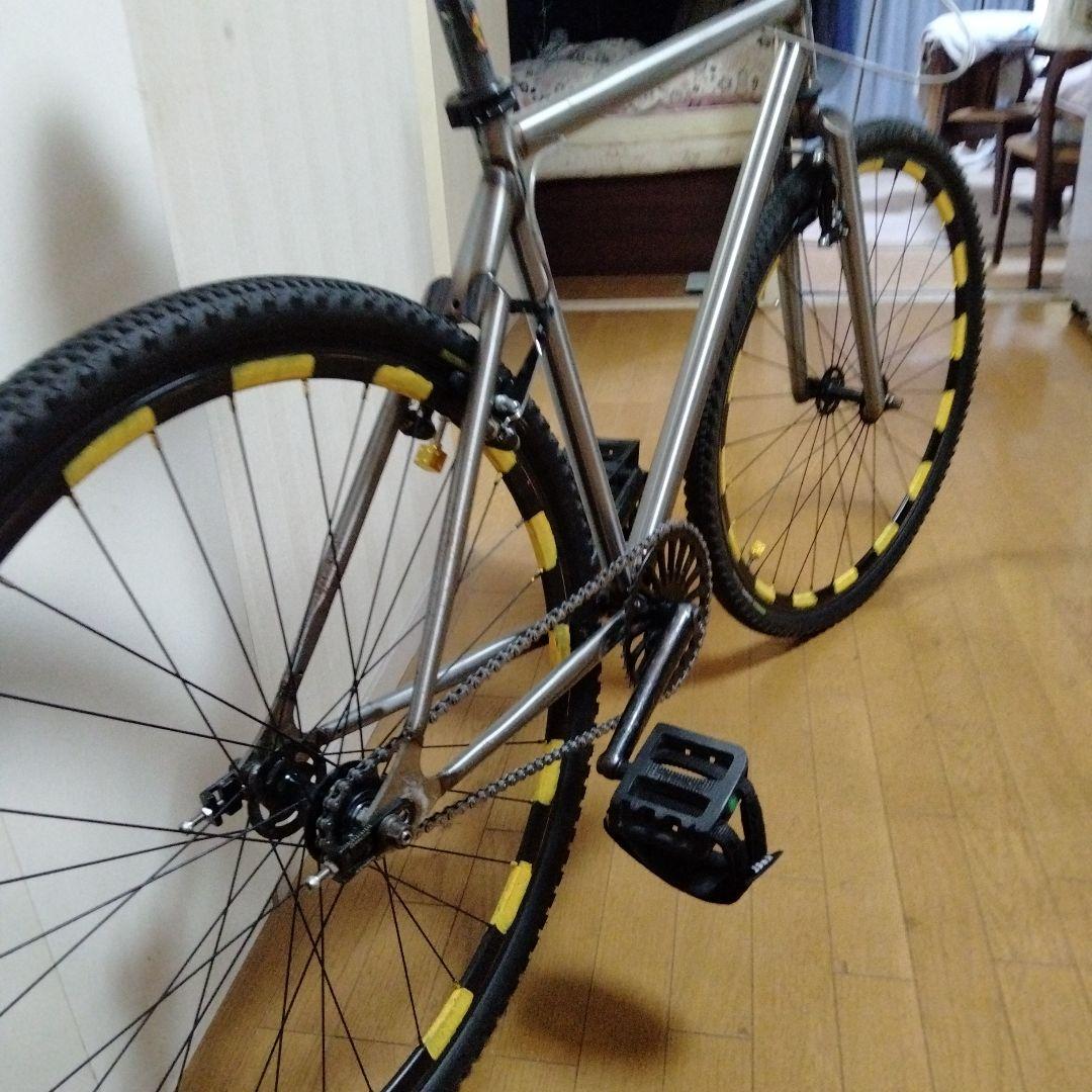 ピスト　Rizer RAW MASTER PISTA フレームセットホイール付き
