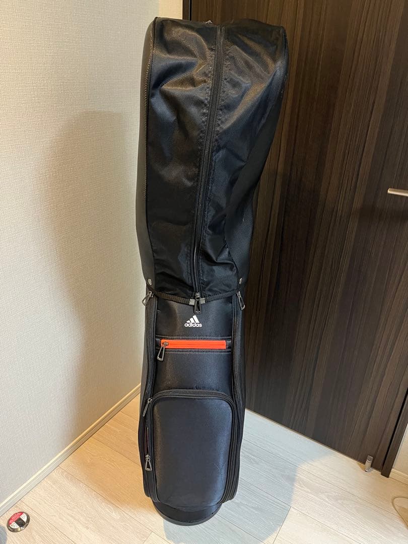 【美品】adidas ゴルフバッグ ブラック
