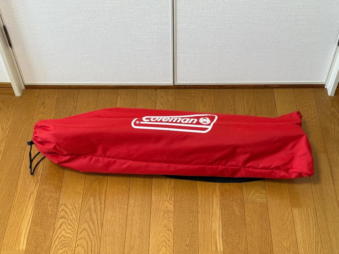 【美品】コールマン レイチェア 3段階リクライニング式 ハイバックチェア 赤