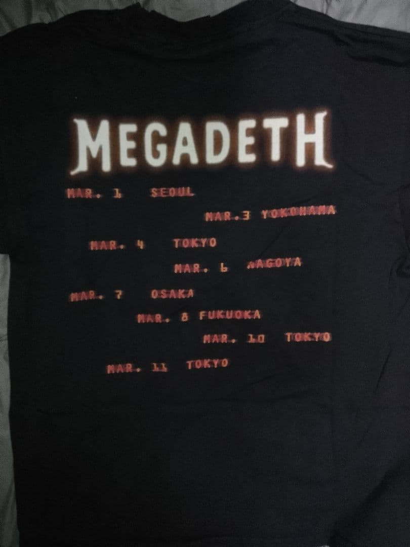 メガデス RISKツアー Tシャツ Mサイズ MEGADETH