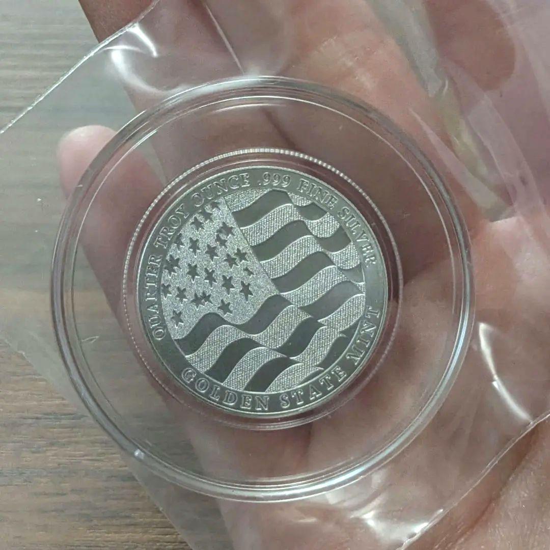 アメリカ イーグル 銀貨 1/4オンス 純銀