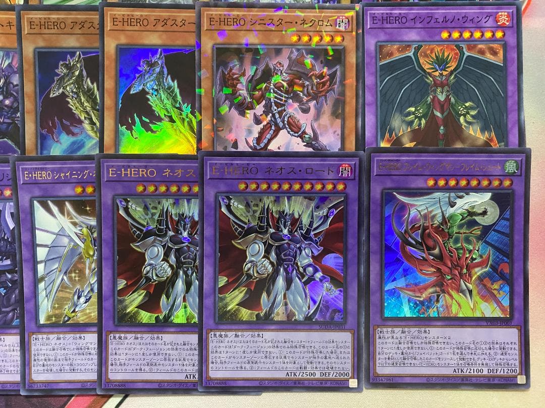 遊戯王　E-HERO　イービルヒーロー　E・HERO　本格構築済みデッキ