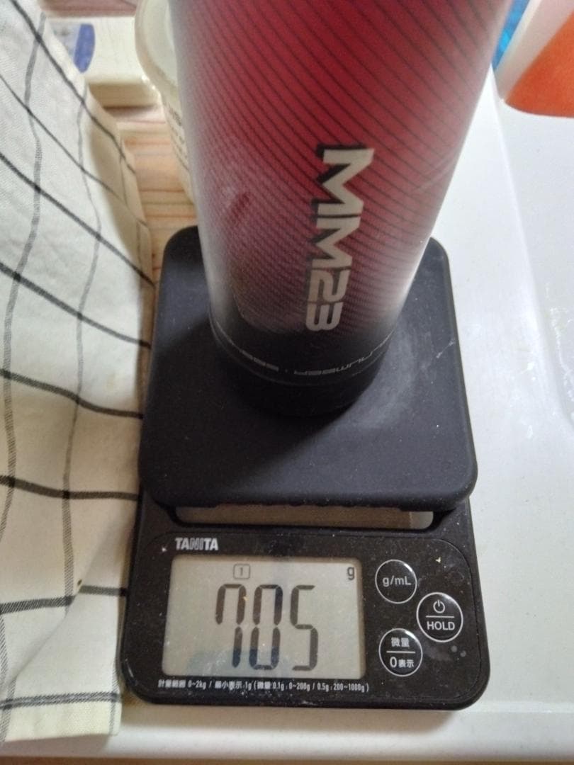2025年購入　SSK MM23 軟式バット 83cm　実重量約705g