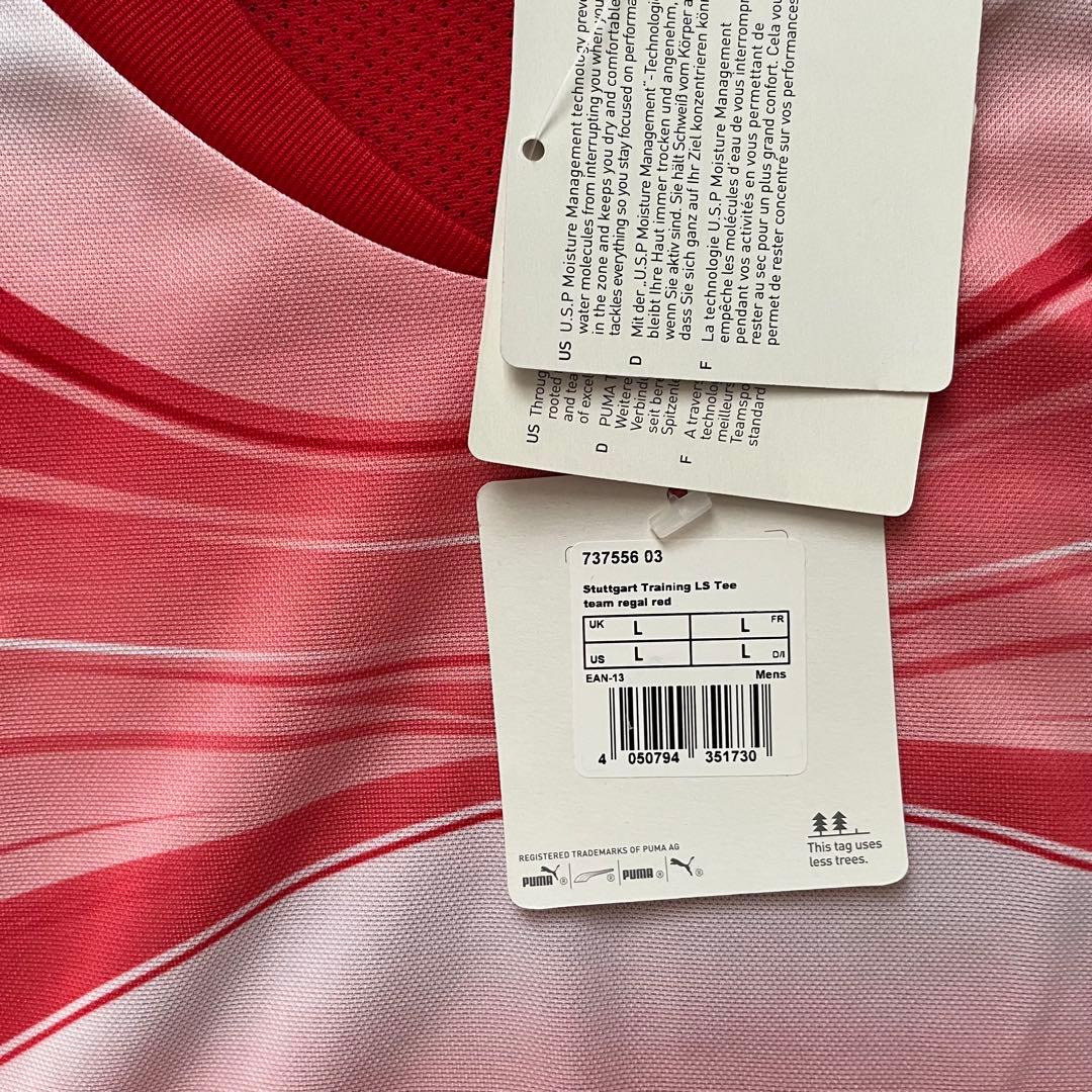 PUMA VfBシュツットガルト Stuttgart 長袖シャツ レッド 新品