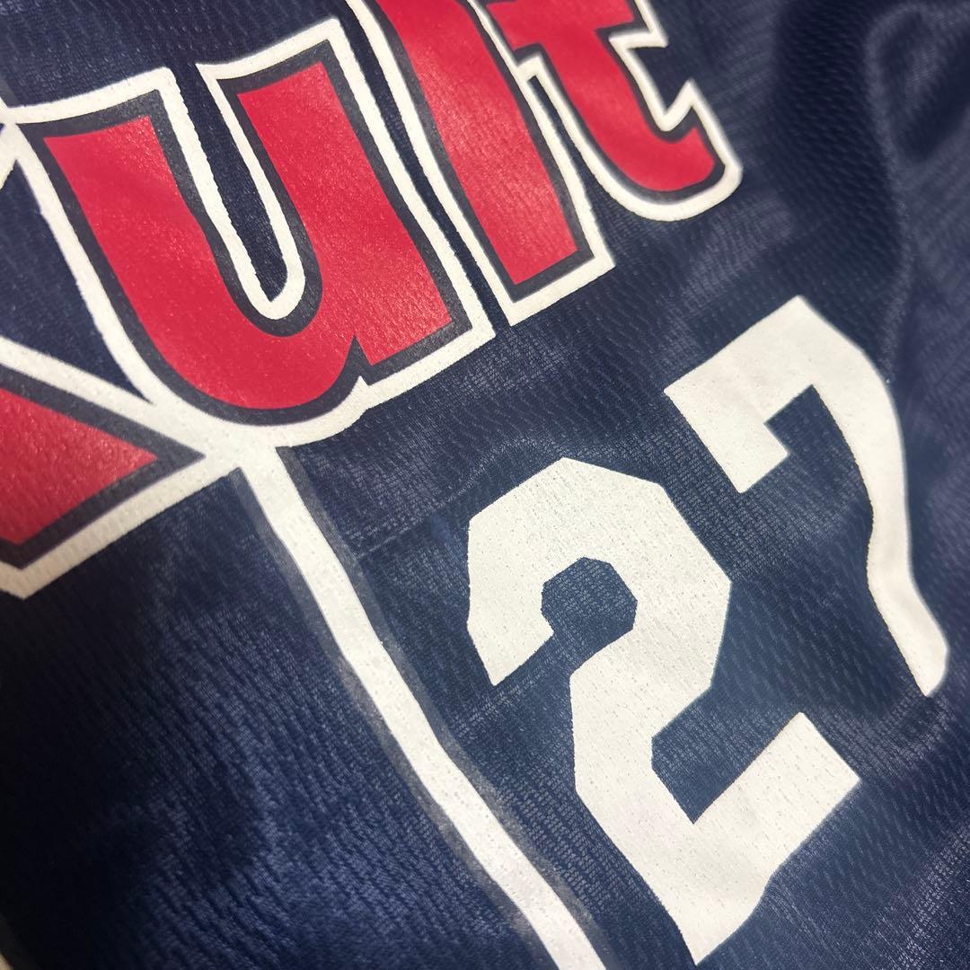 東京ヤクルトスワローズ　古田敦也　ビジターユニフォーム　27番　練習着