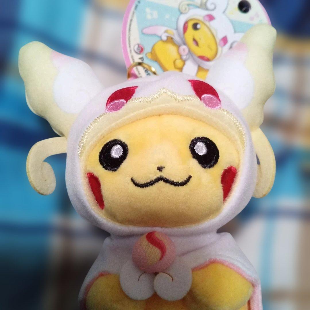 ポケモン　ピカチュウ　メガタブンネ　ポンチョ　マスコット　ポケセン