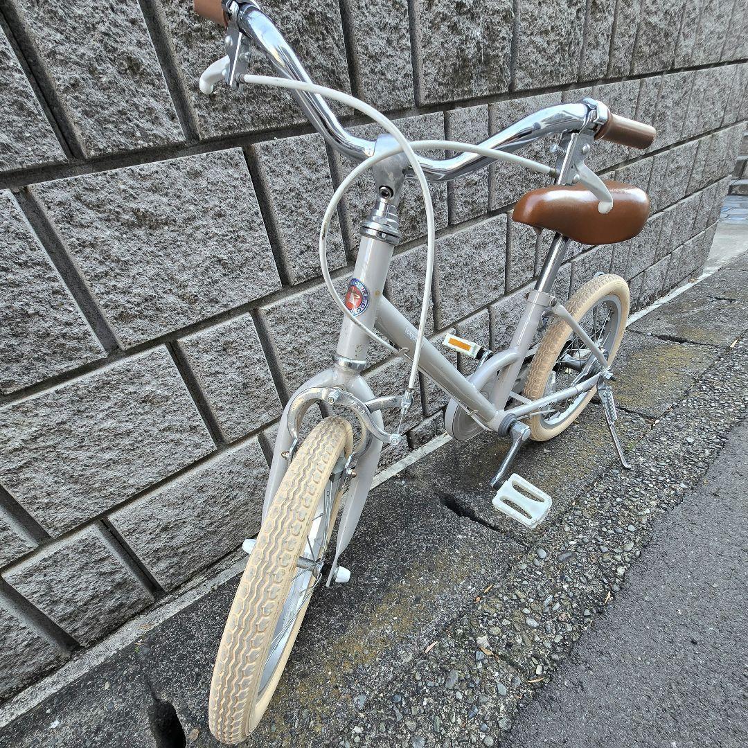 【手渡し限定】リトルトーキョーバイク 幼児用自転車 グレー 16インチ