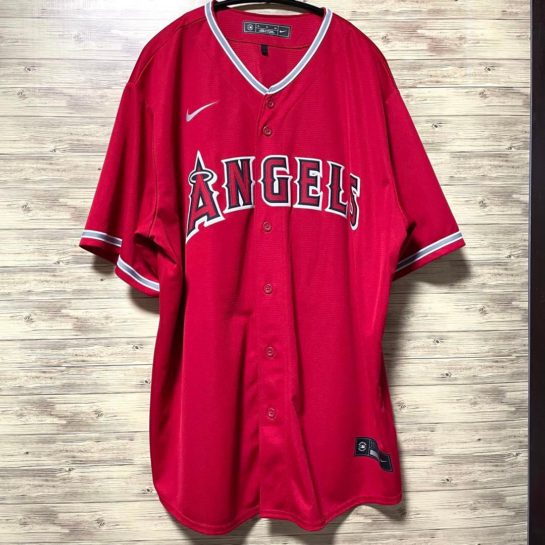 超美品 ナイキ 大谷翔平 ロサンゼルス エンゼルス ユニフォーム XL