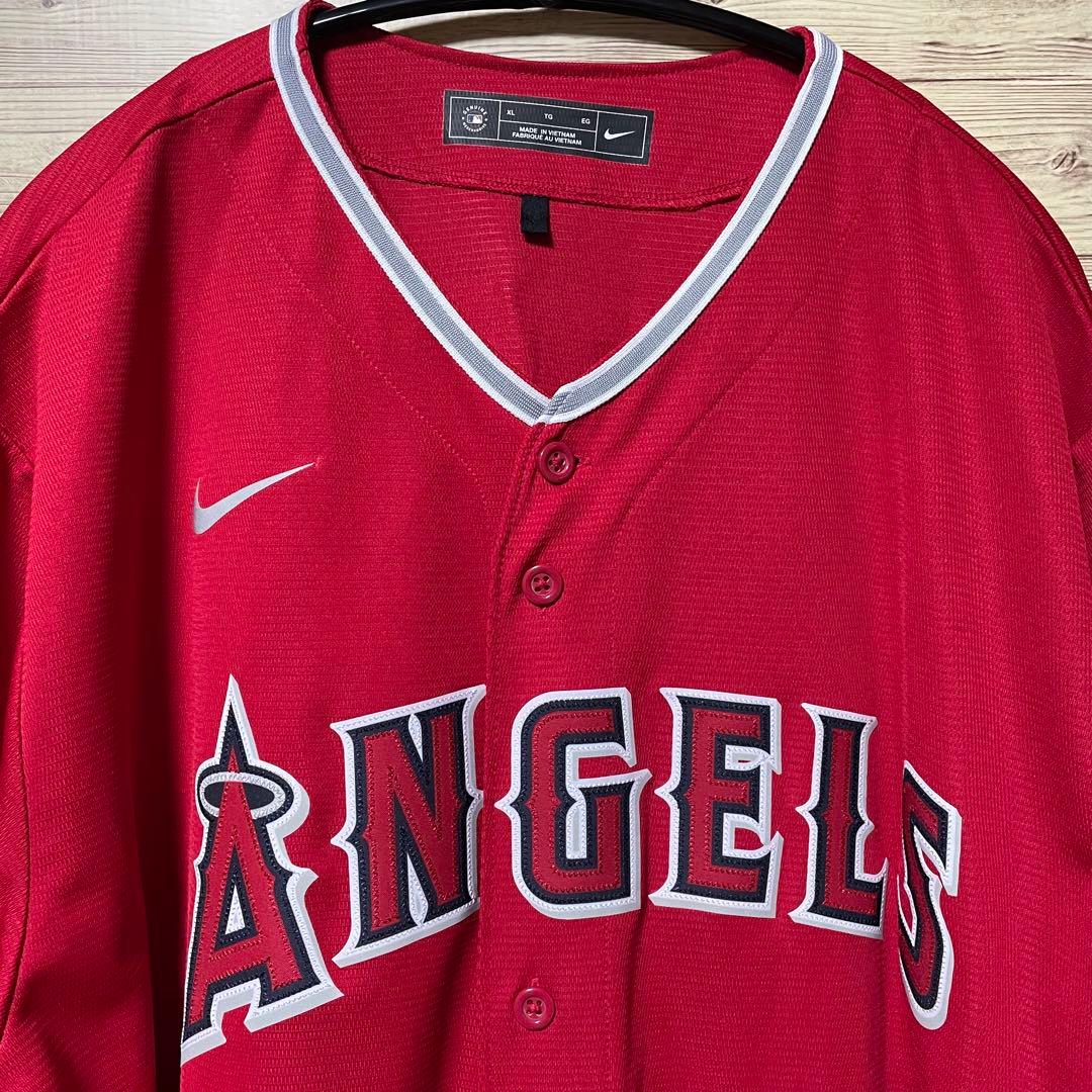 超美品 ナイキ 大谷翔平 ロサンゼルス エンゼルス ユニフォーム XL