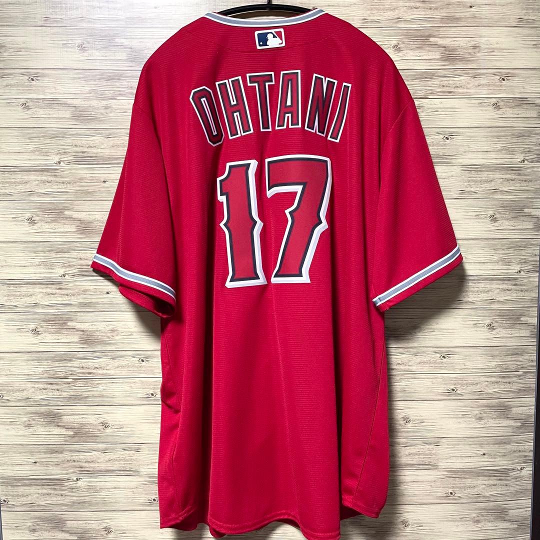 超美品 ナイキ 大谷翔平 ロサンゼルス エンゼルス ユニフォーム XL
