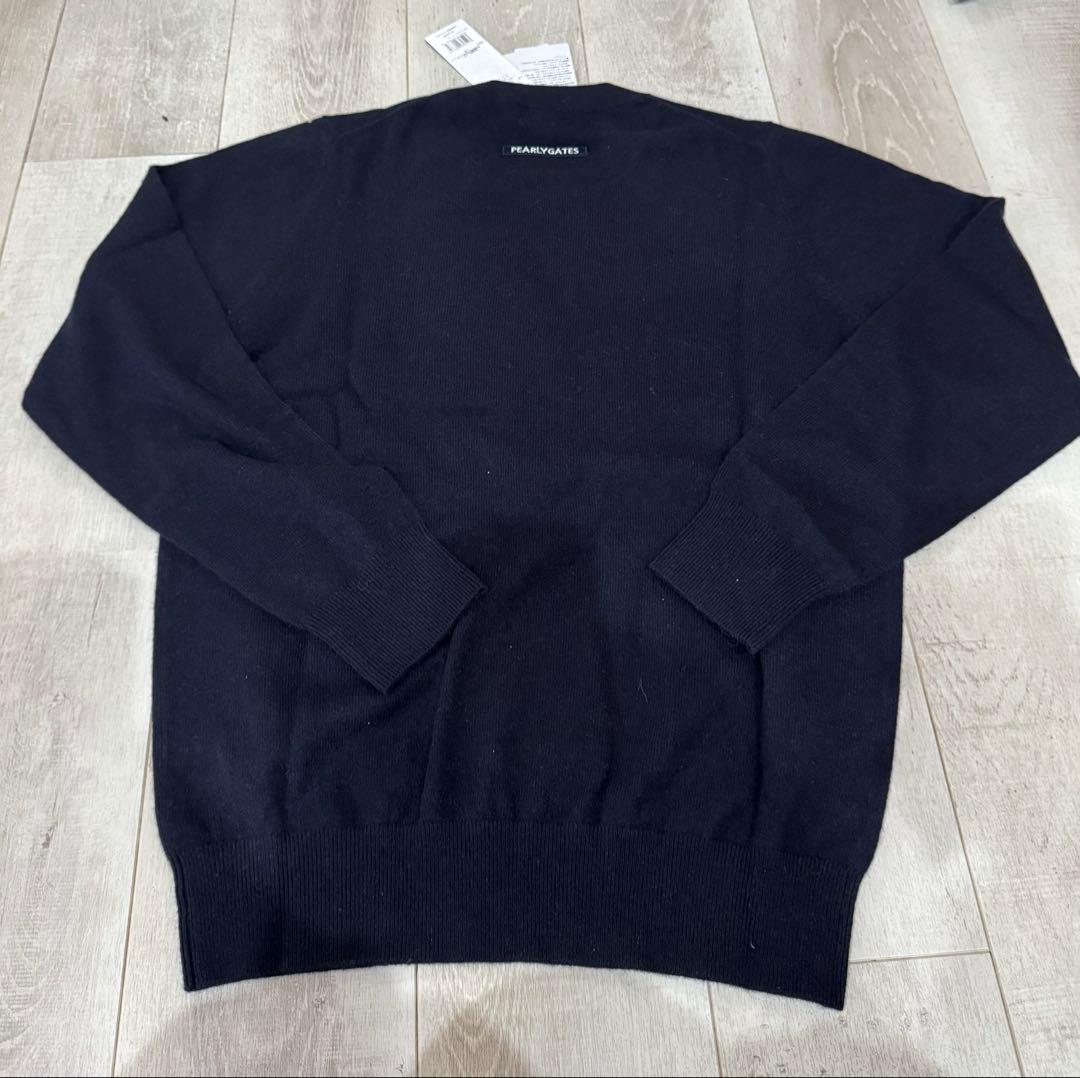 PEARLY GATES ネイビー セーター 新品タグ付き　カシミヤ　4 M