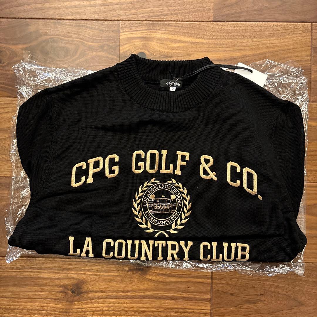 CPG GOLF & CO. ブラックセーター サイズ2（Mサイズ）