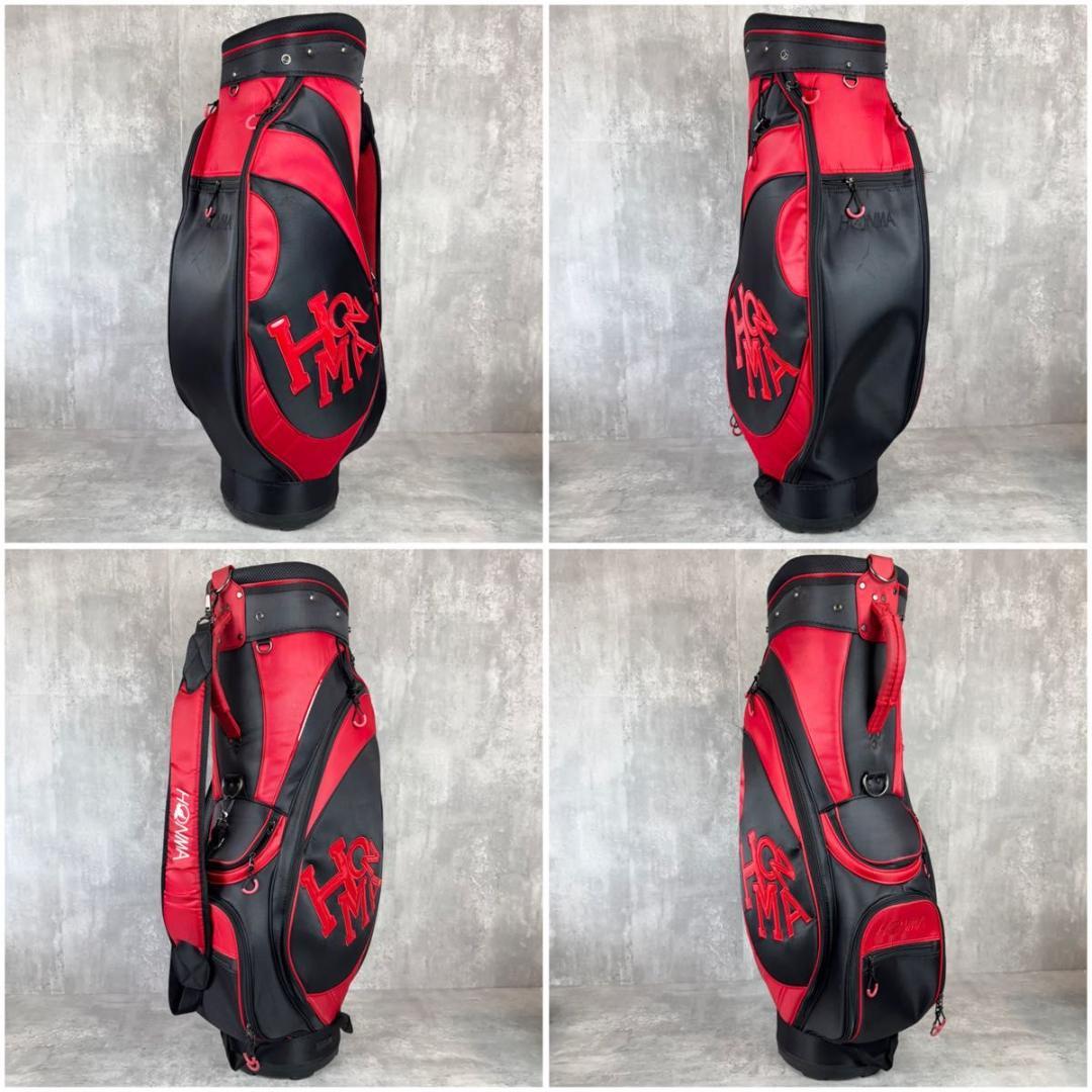 HONMA ホンマ キャディバッグ ブラック レッド