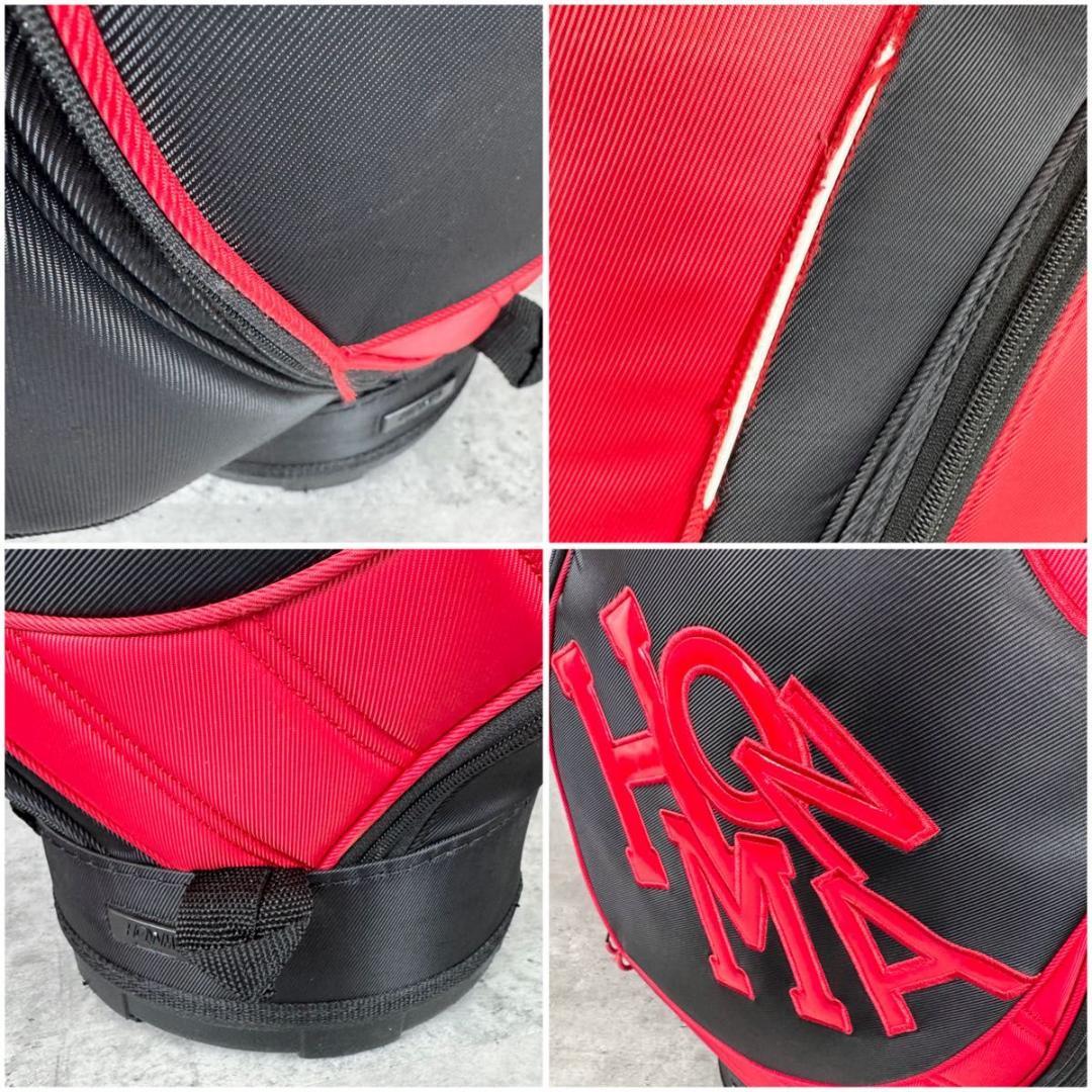 HONMA ホンマ キャディバッグ ブラック レッド