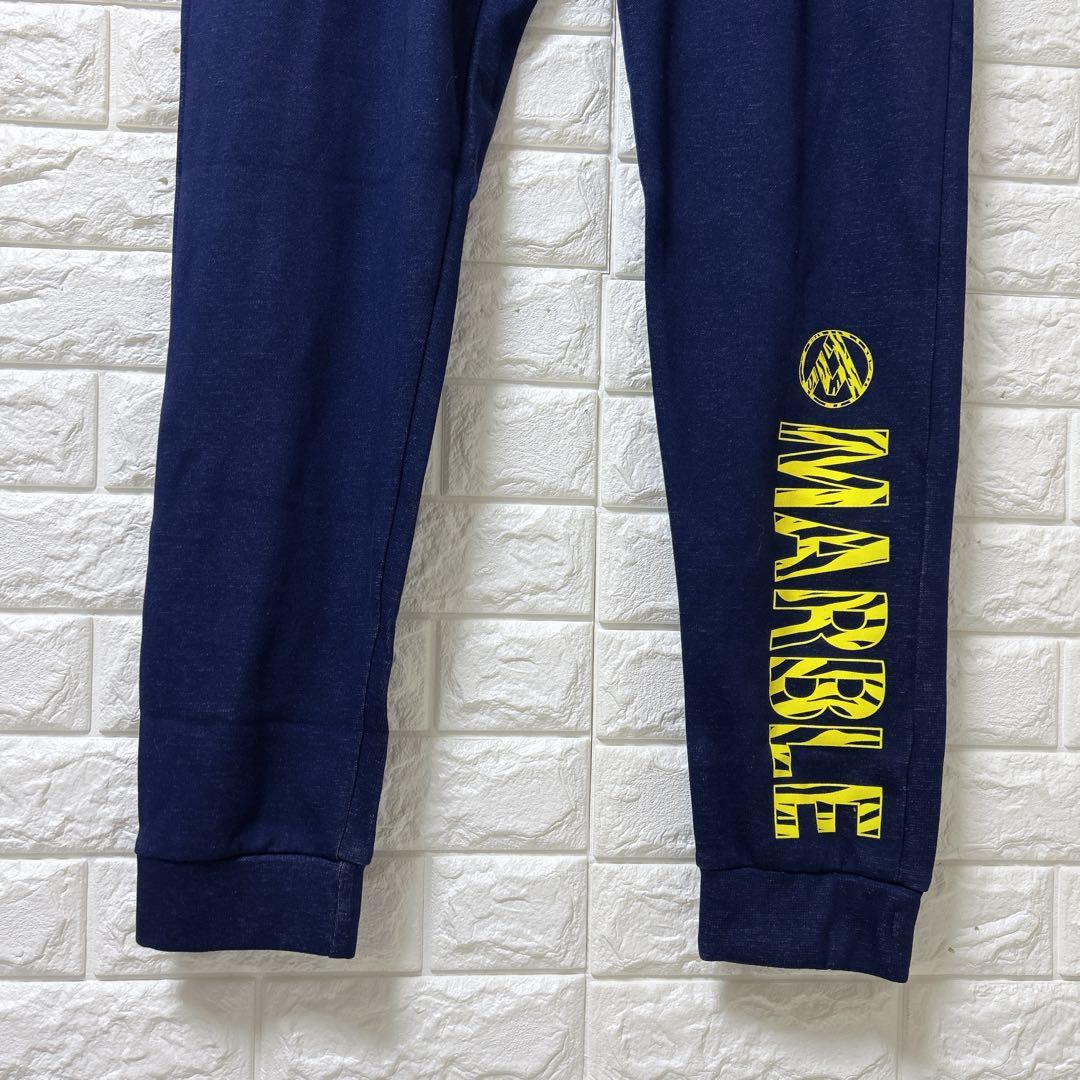 【新品未使用・タグ付き】Marble ネイビー フィットネスパンツ スウェット