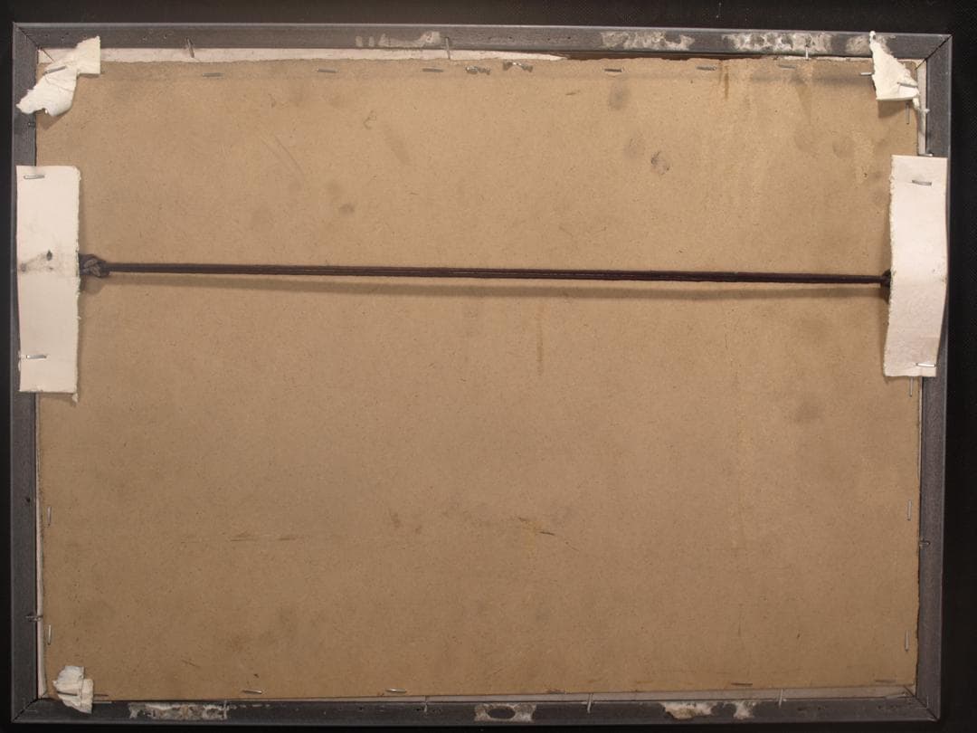 中国唐時代　敦煌莫高窟壁画 彩絵　人物像 発掘品 古美術 AK1896A9-3