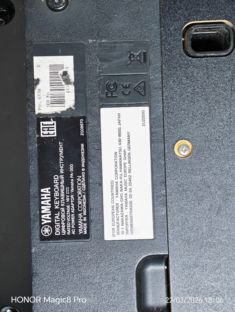 鍵盤楽器 Yamaha PSR-S770