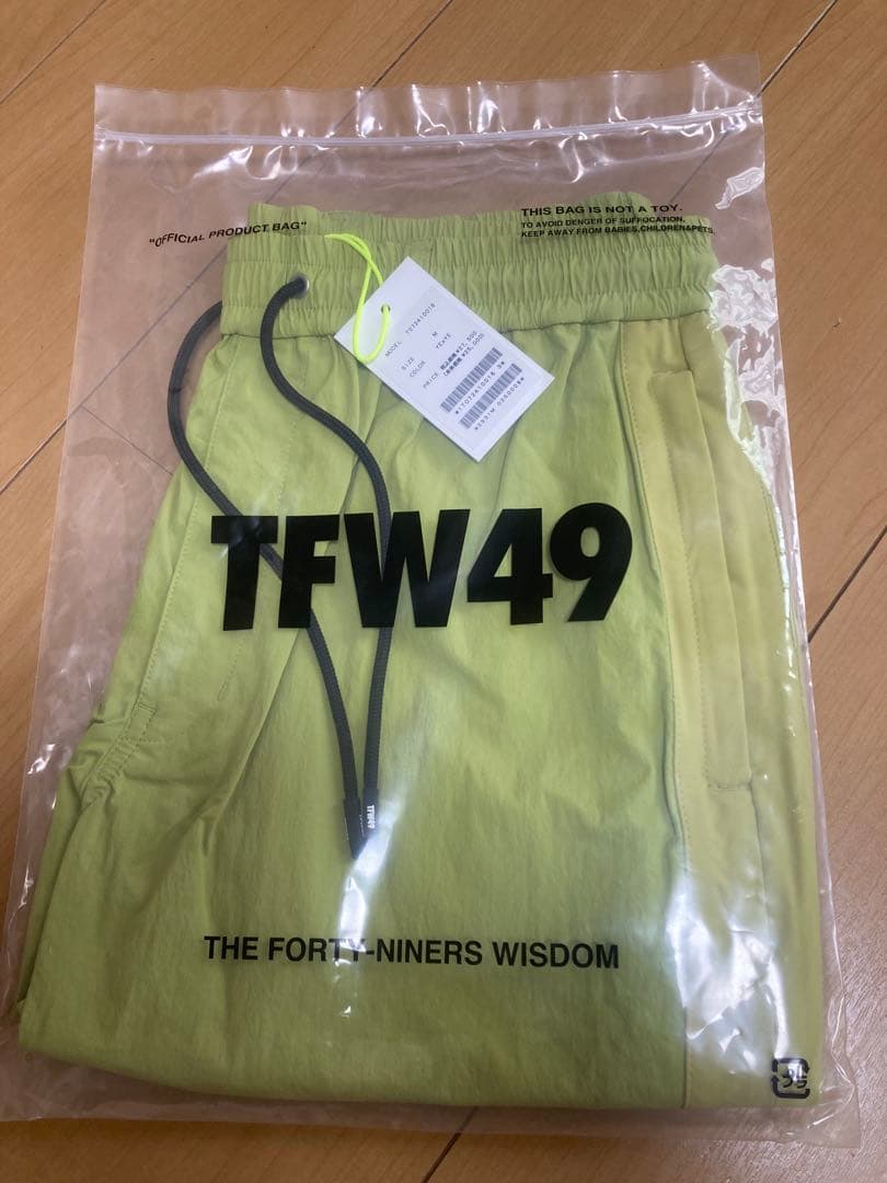 TFW49 ハーフパンツ イエロー M 新品未使用 タグ付き ゴルフ スポーツ