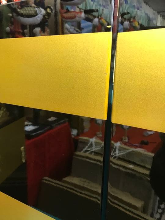 30号 黄金 屏風 山水