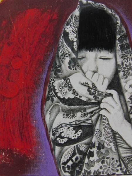 智内兄助、１６、希少画集画、新品額装付