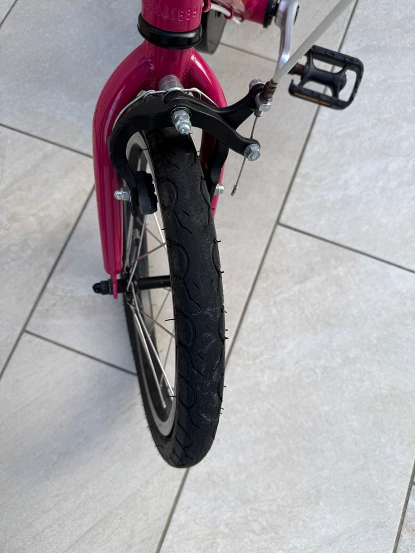 ルイガノ　子供用自転車 16インチ ピンク　※引き取り限定