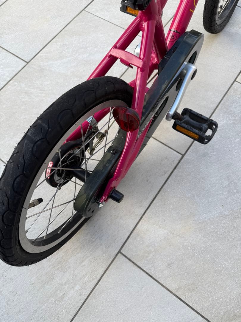 ルイガノ　子供用自転車 16インチ ピンク　※引き取り限定