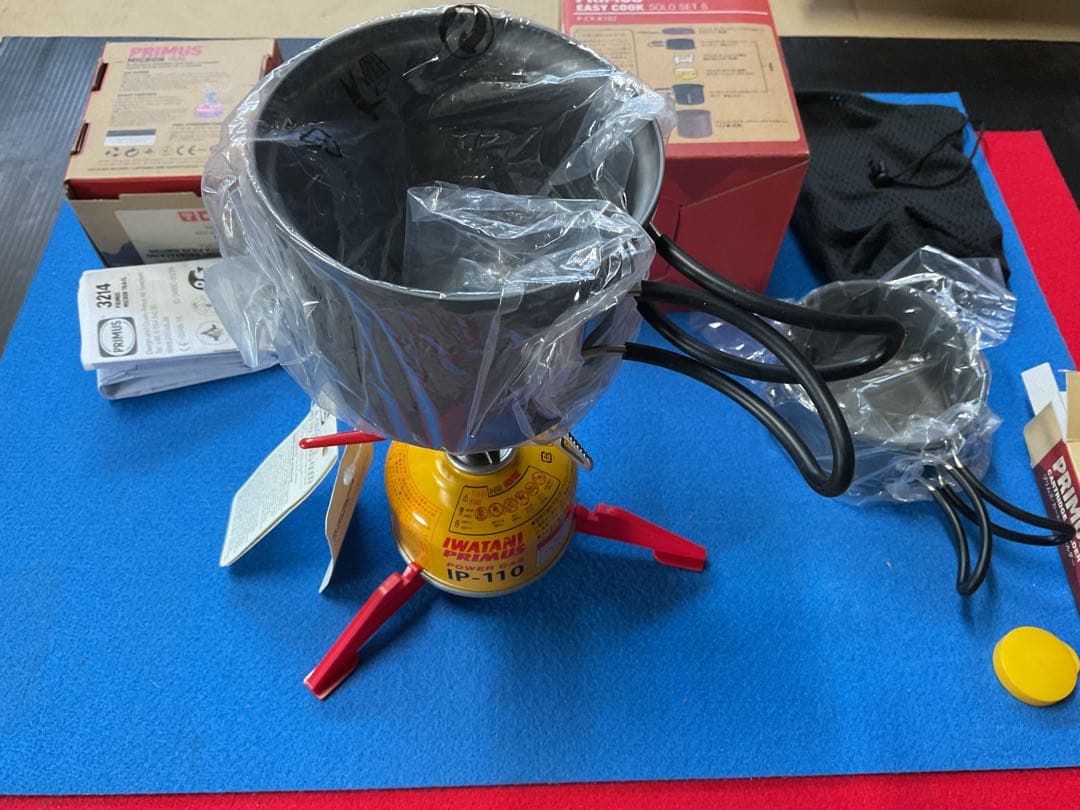 PRIMUS 希少MICRON TRAIL STOVE&PRIMUS クッカー他