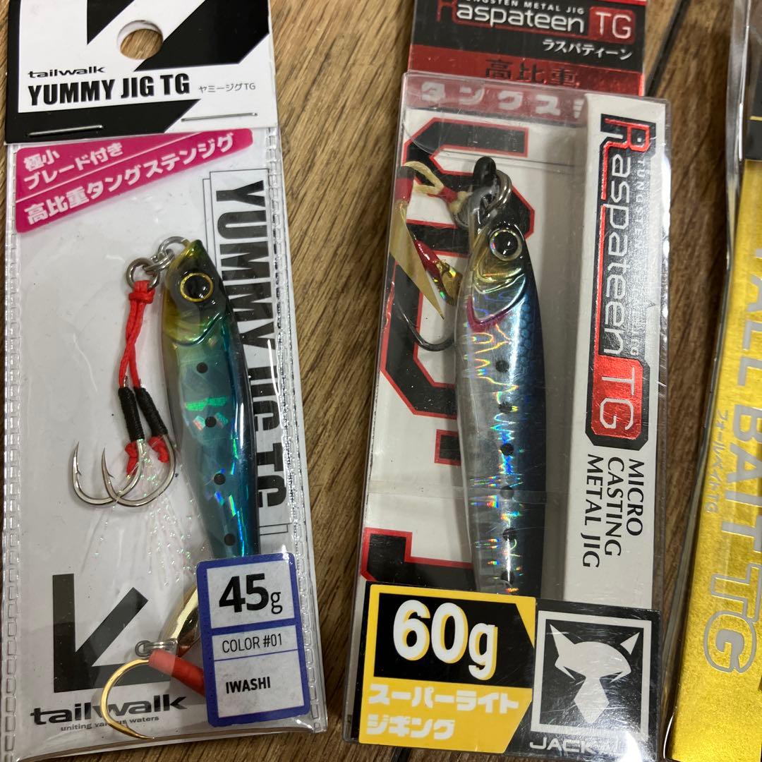 ダイワ　テイルウォーク　ジャッカル　イワシカラー　タングステンジグ 4本セット