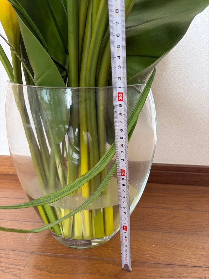 格安(訳あり)ジャンク品　高さ約90センチ(花器にエミリオロバのプレート有り)
